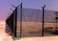 PVC Powder Coated, Wire Mesh Security Fencing 3" X 0.5" X 8 Gauge